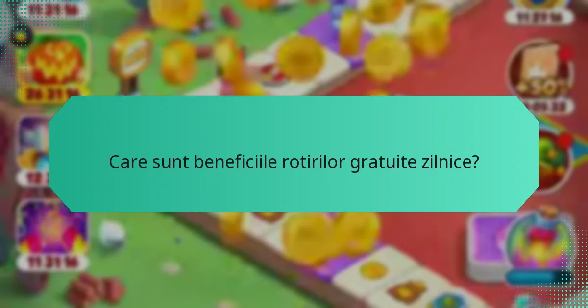 Care sunt beneficiile rotirilor gratuite zilnice?