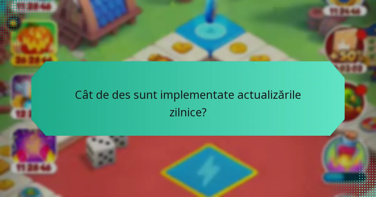 Cât de des sunt implementate actualizările zilnice?