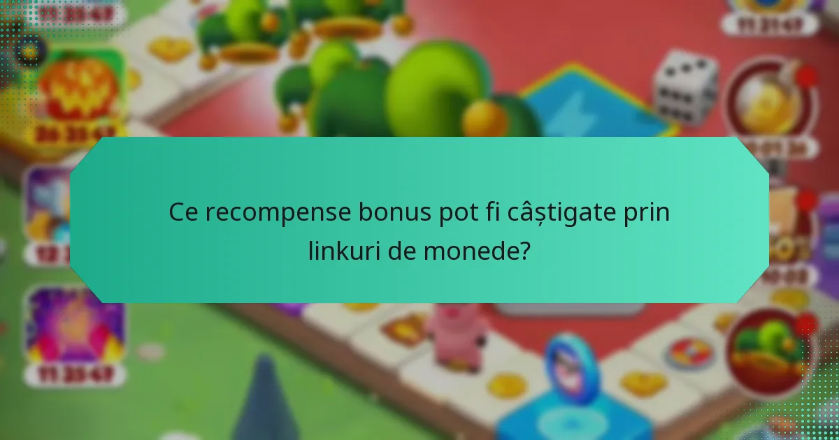 Ce recompense bonus pot fi câștigate prin linkuri de monede?