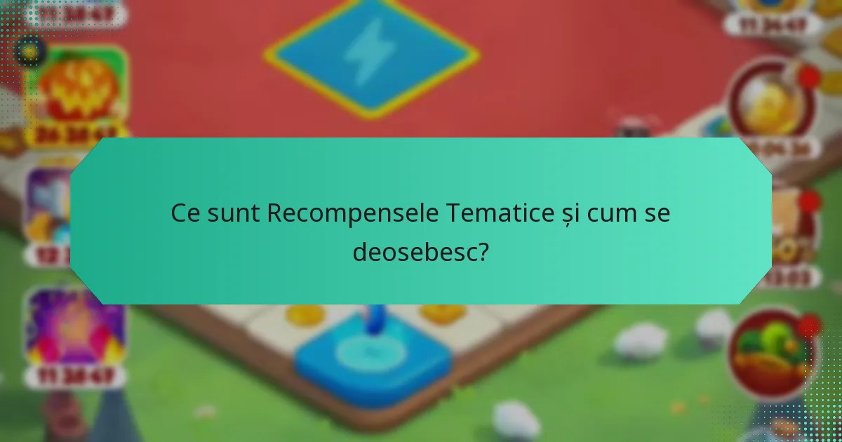 Ce sunt Recompensele Tematice și cum se deosebesc?