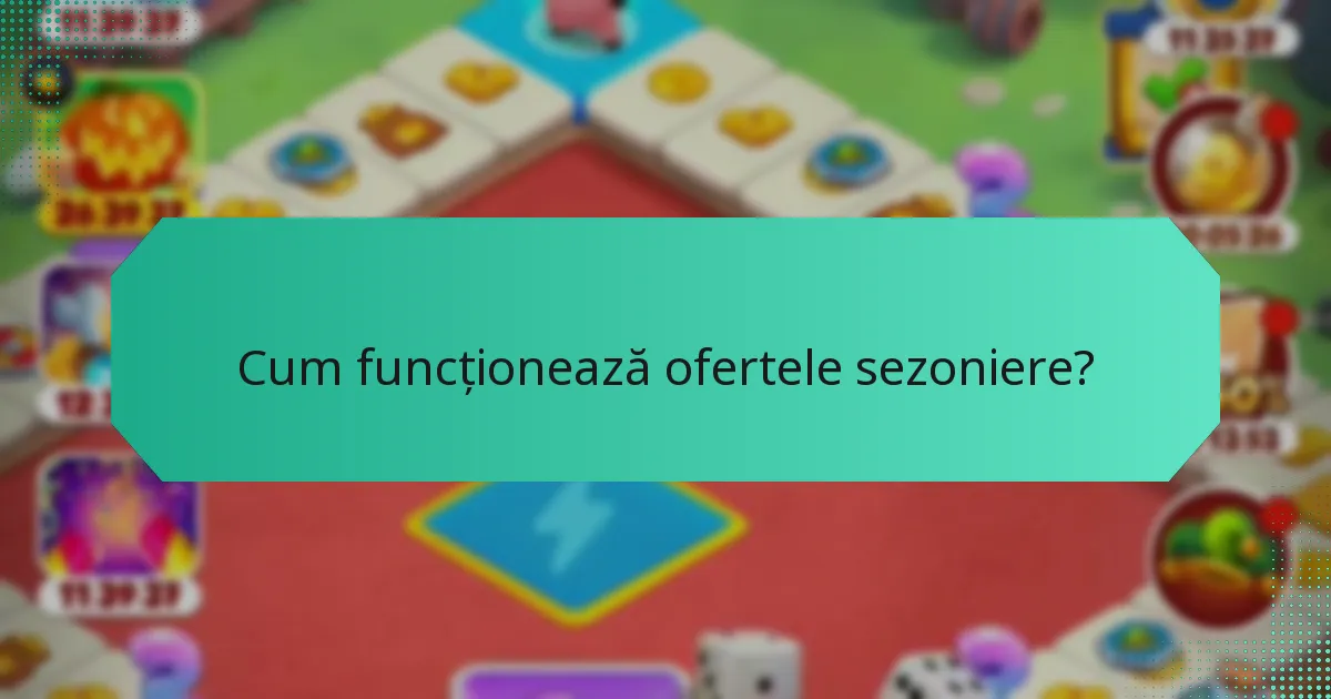 Cum funcționează ofertele sezoniere?
