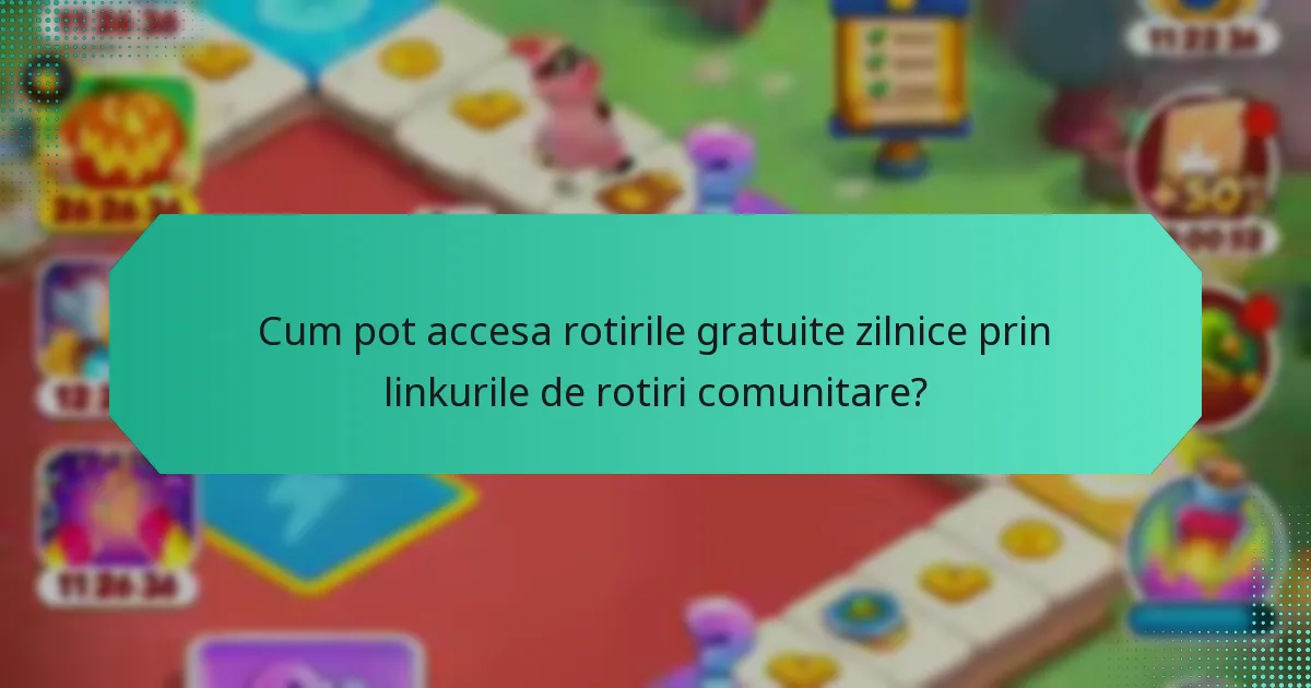 Cum pot accesa rotirile gratuite zilnice prin linkurile de rotiri comunitare?