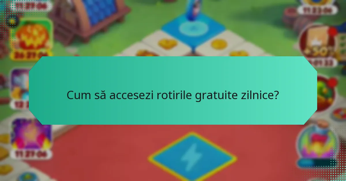 Cum să accesezi rotirile gratuite zilnice?
