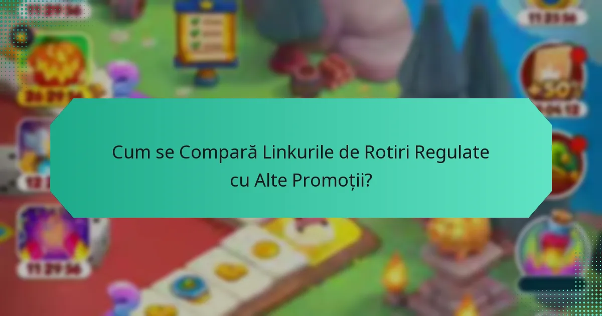 Cum se Compară Linkurile de Rotiri Regulate cu Alte Promoții?